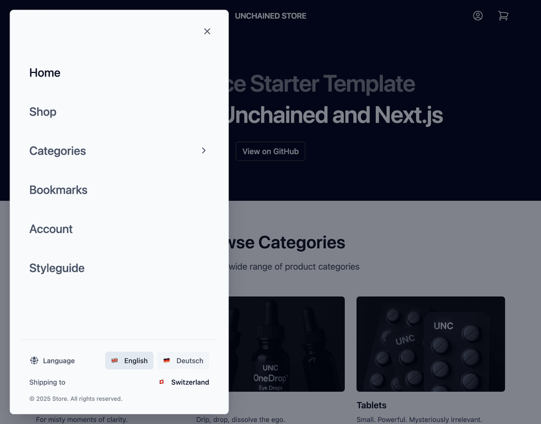 Mobile Menu